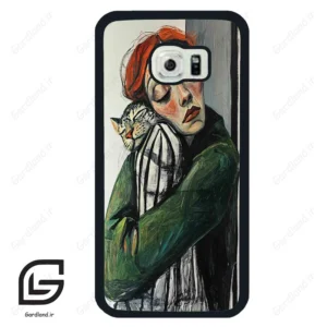 قاب گوشی سامسونگ اس 6 اج (Galaxy S6 EDGE ) طرح گربه کد 2709