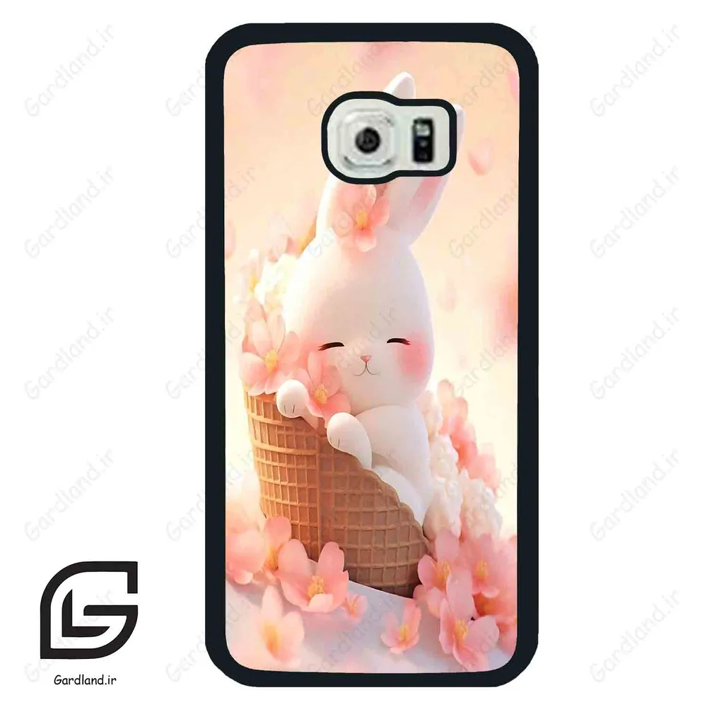 قاب گوشی سامسونگ اس 6 اج (Galaxy S6 EDGE ) طرح خرگوش کد 2720
