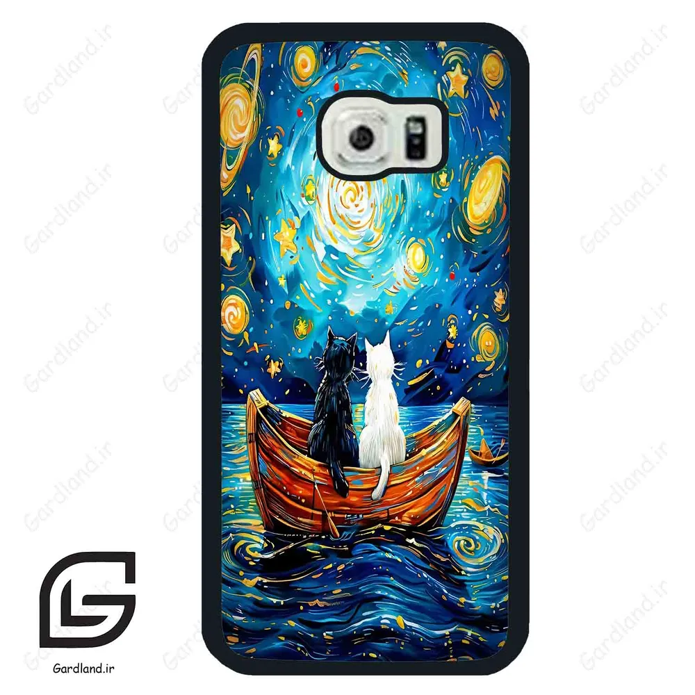 قاب گوشی سامسونگ اس 6 اج (Galaxy S6 EDGE ) طرح گربه کد 2727