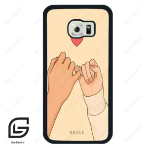 قاب گوشی سامسونگ اس 6 اج (Galaxy S6 EDGE ) طرح عشق کد 2738