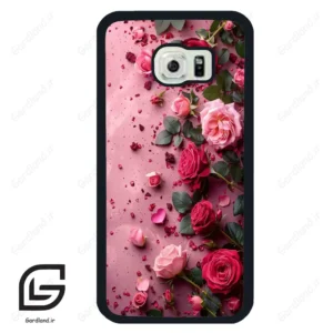 قاب گوشی سامسونگ اس 6 اج (Galaxy S6 EDGE ) طرح رز کد 2744