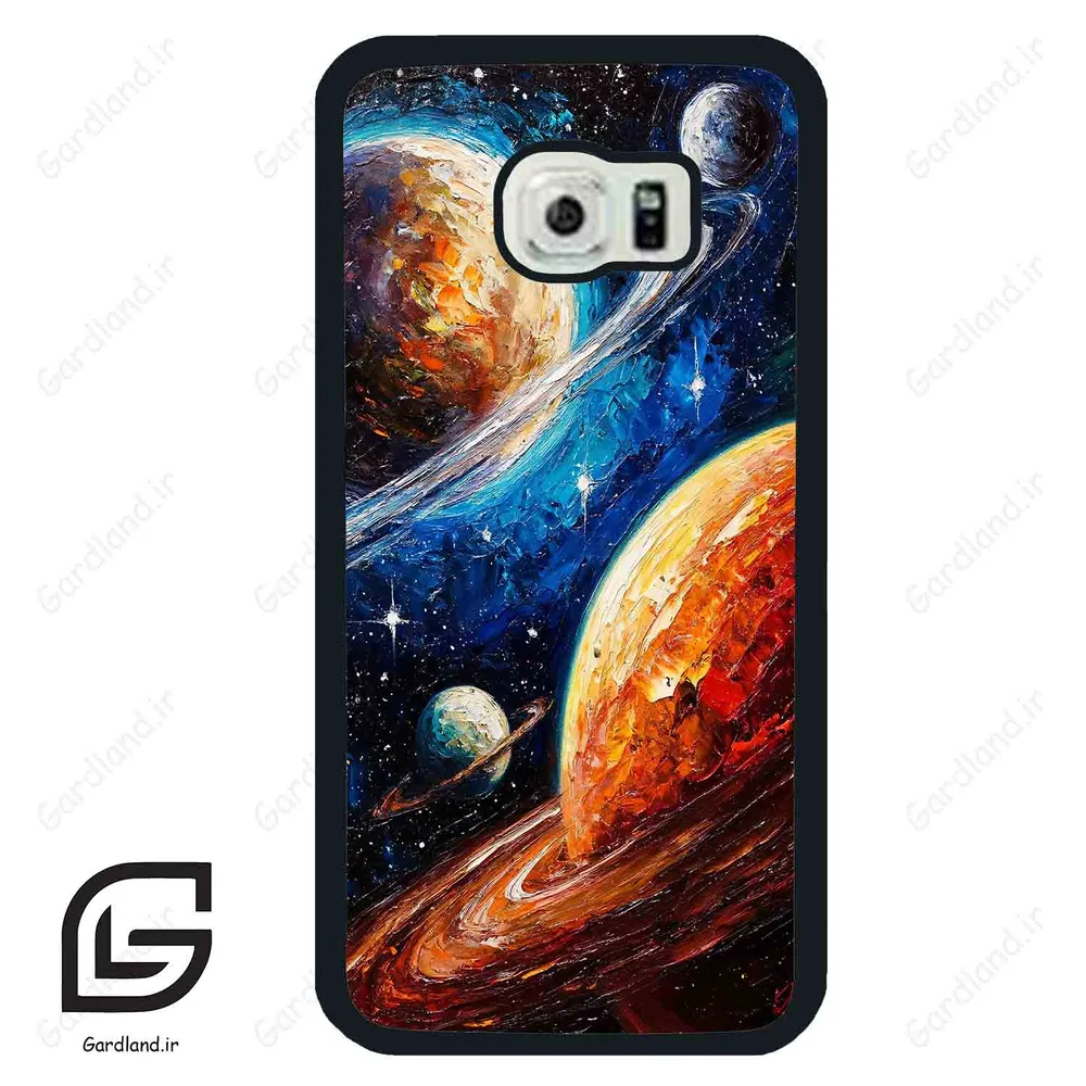 قاب گوشی سامسونگ اس 6 اج (Galaxy S6 EDGE ) طرح زحل کد 2765