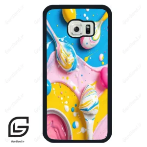 قاب گوشی سامسونگ اس 6 اج (Galaxy S6 EDGE ) طرح رنگارنگ کد 2793