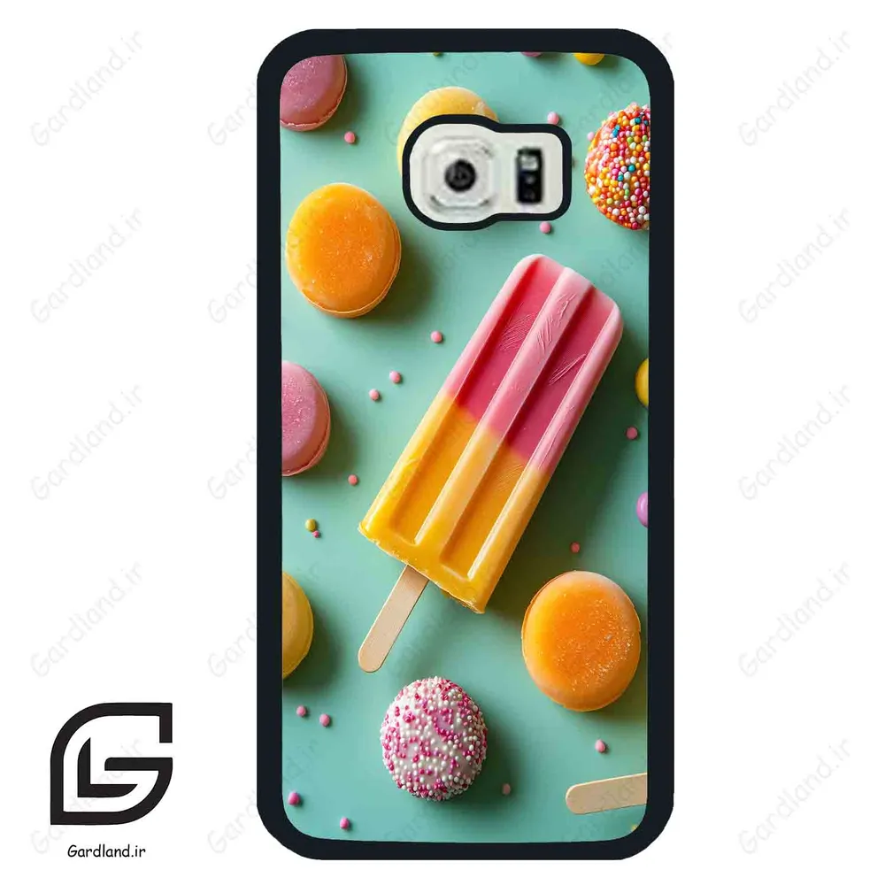 قاب گوشی سامسونگ اس 6 اج (Galaxy S6 EDGE ) طرح بستنی کد 2811