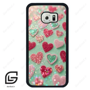 قاب گوشی سامسونگ اس 6 اج (Galaxy S6 EDGE ) طرح قلب کد 2812