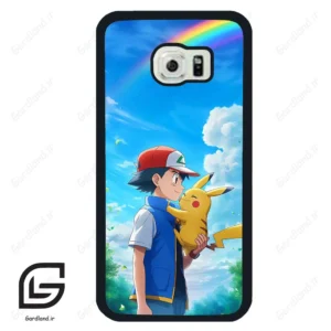 قاب گوشی سامسونگ اس 6 اج (Galaxy S6 EDGE ) طرح پیکاچو کد 2839