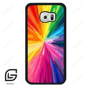 قاب گوشی سامسونگ اس 6 اج (Galaxy S6 EDGE ) طرح رنگارنگ کد 2877