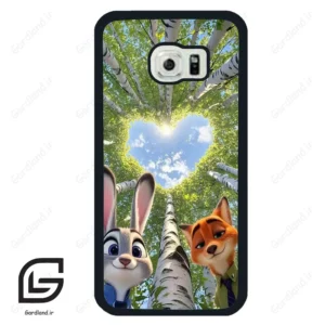 قاب گوشی سامسونگ اس 6 اج (Galaxy S6 EDGE ) طرح زوتوپیا کد 2887