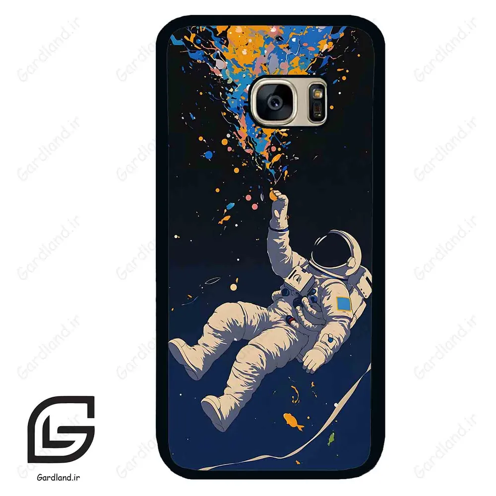 قاب گوشی سامسونگ اس 7 (Galaxy S7 ) طرح فضانورد کد 2003