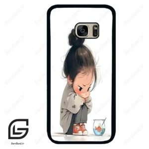 قاب گوشی سامسونگ اس 7 (Galaxy S7 ) طرح دخترانه کد 2028