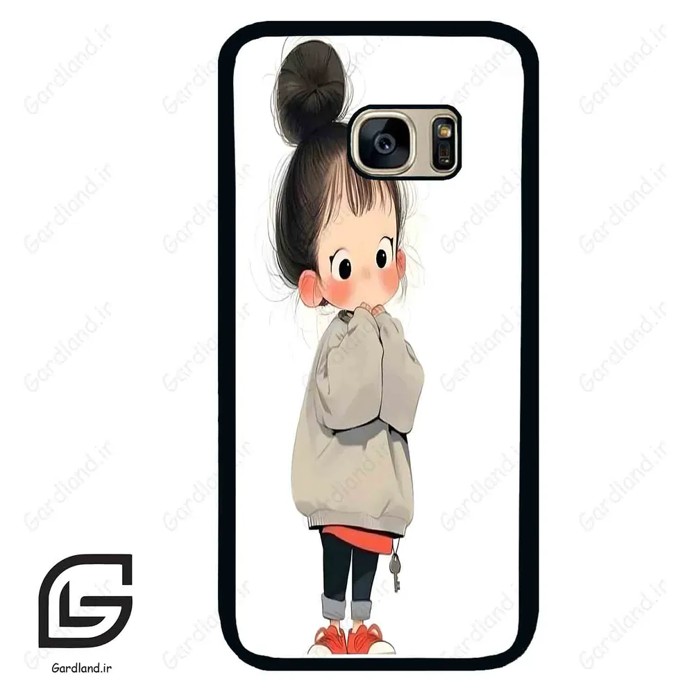 قاب گوشی سامسونگ اس 7 (Galaxy S7 ) طرح دخترانه کد 2030