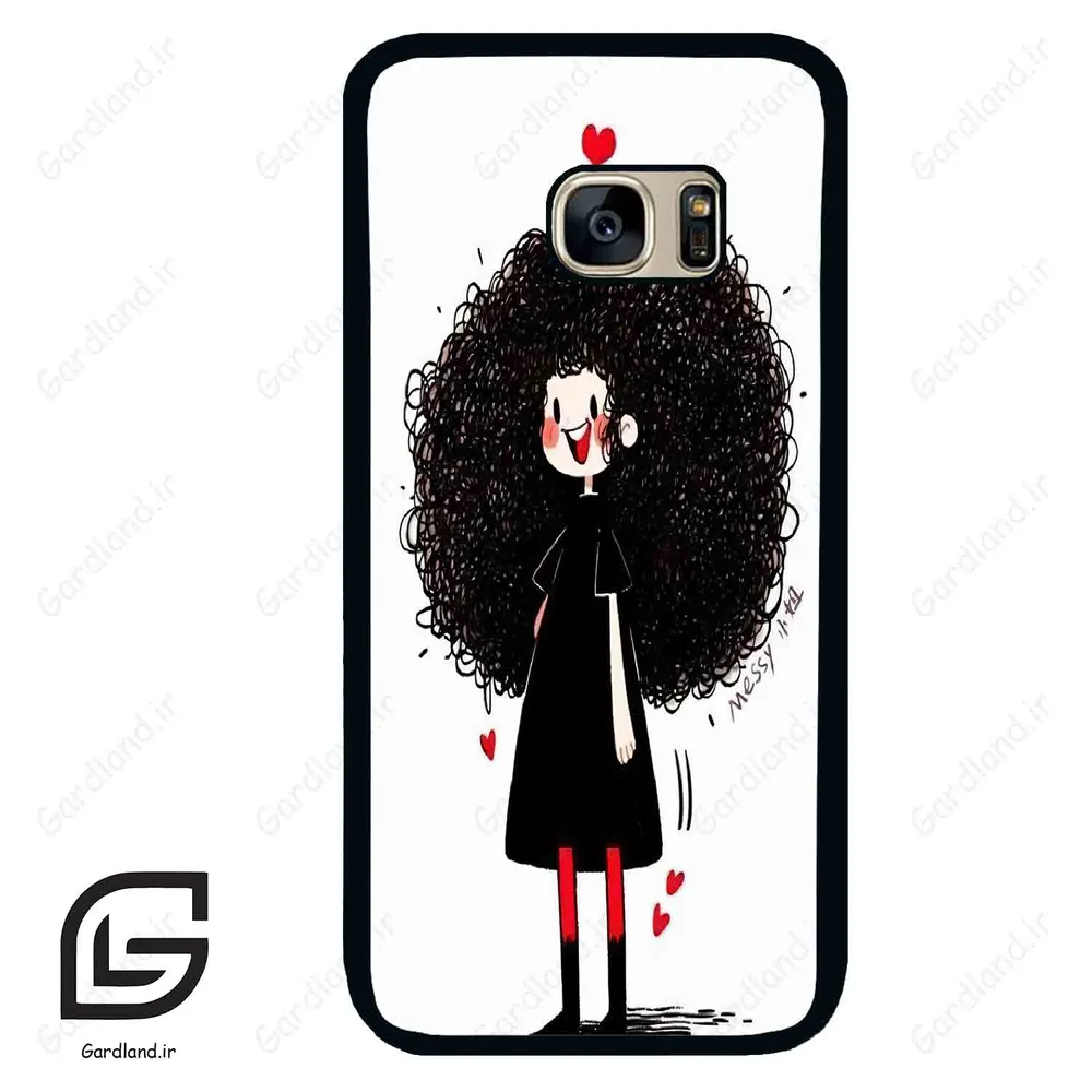 قاب گوشی سامسونگ اس 7 (Galaxy S7 ) طرح دخترانه کد 2031