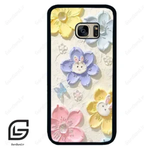 قاب گوشی سامسونگ اس 7 (Galaxy S7 ) طرح گل کد 2046
