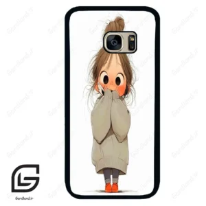 قاب گوشی سامسونگ اس 7 (Galaxy S7 ) طرح دخترانه کد 2054