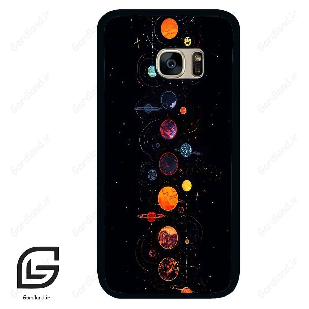 قاب گوشی سامسونگ اس 7 (Galaxy S7 ) طرح کهکشان کد 2062