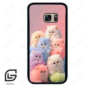 قاب گوشی سامسونگ اس 7 (Galaxy S7 ) طرح گربه کد 2073