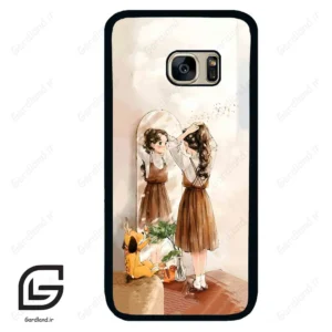 قاب گوشی سامسونگ اس 7 (Galaxy S7 ) طرح دخترانه کد 2078