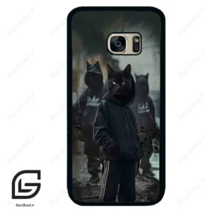 قاب گوشی سامسونگ اس 7 (Galaxy S7 ) طرح گربه کد 2091
