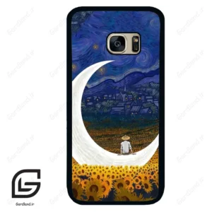 قاب گوشی سامسونگ اس 7 (Galaxy S7 ) طرح ماه کد 2125