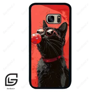 قاب گوشی سامسونگ اس 7 (Galaxy S7 ) طرح گربه کد 2131