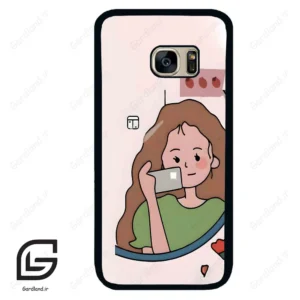 قاب گوشی سامسونگ اس 7 (Galaxy S7 ) طرح دخترانه کد 2141