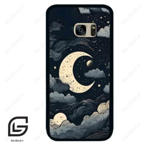 قاب گوشی سامسونگ اس 7 (Galaxy S7 ) طرح ماه کد 2173
