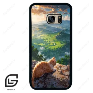 قاب گوشی سامسونگ اس 7 (Galaxy S7 ) طرح گربه کد 2203