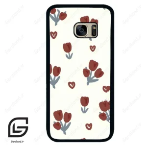 قاب گوشی سامسونگ اس 7 (Galaxy S7 ) طرح گل کد 2252
