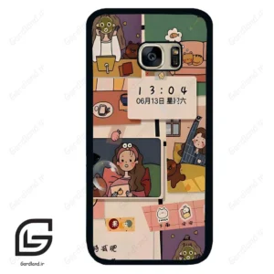 قاب گوشی سامسونگ اس 7 (Galaxy S7 ) طرح دخترانه کد 2254