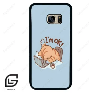 قاب گوشی سامسونگ اس 7 (Galaxy S7 ) طرح گربه کد 2297