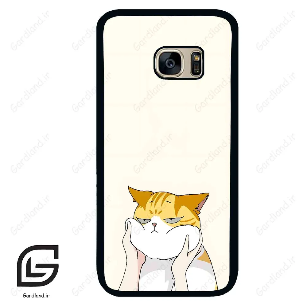 قاب گوشی سامسونگ اس 7 (Galaxy S7 ) طرح گربه کد 2298