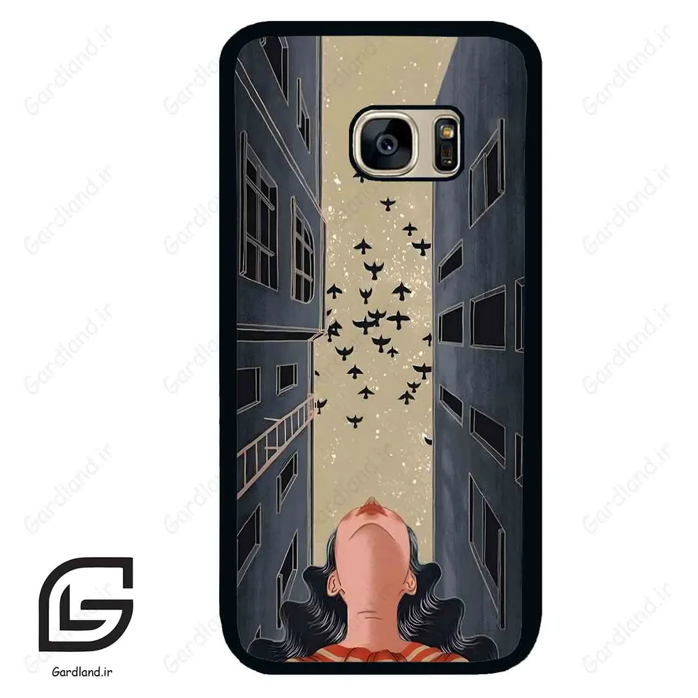 قاب گوشی سامسونگ اس 7 (Galaxy S7 ) طرح دختر کد 2311