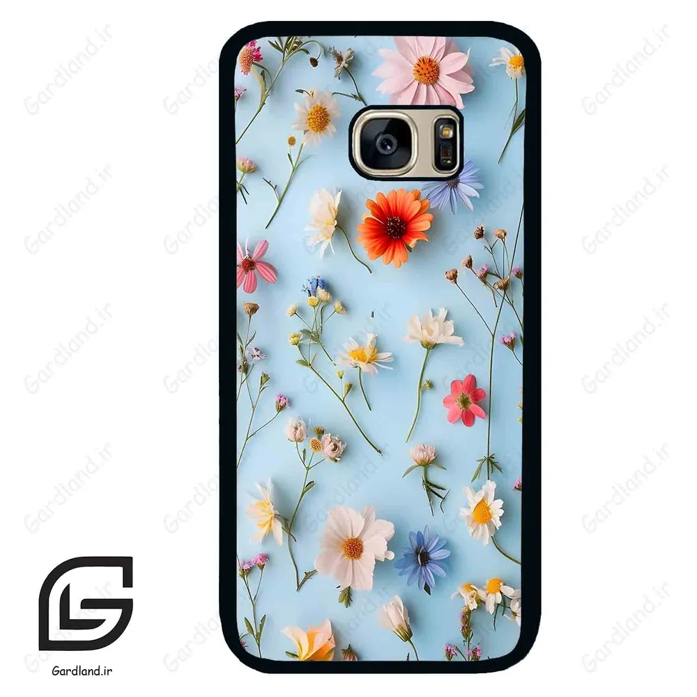 قاب گوشی سامسونگ اس 7 (Galaxy S7 ) طرح گل کد 2319