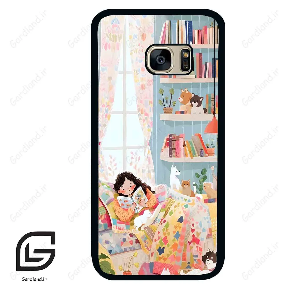 قاب گوشی سامسونگ اس 7 (Galaxy S7 ) طرح دخترانه کد 2325