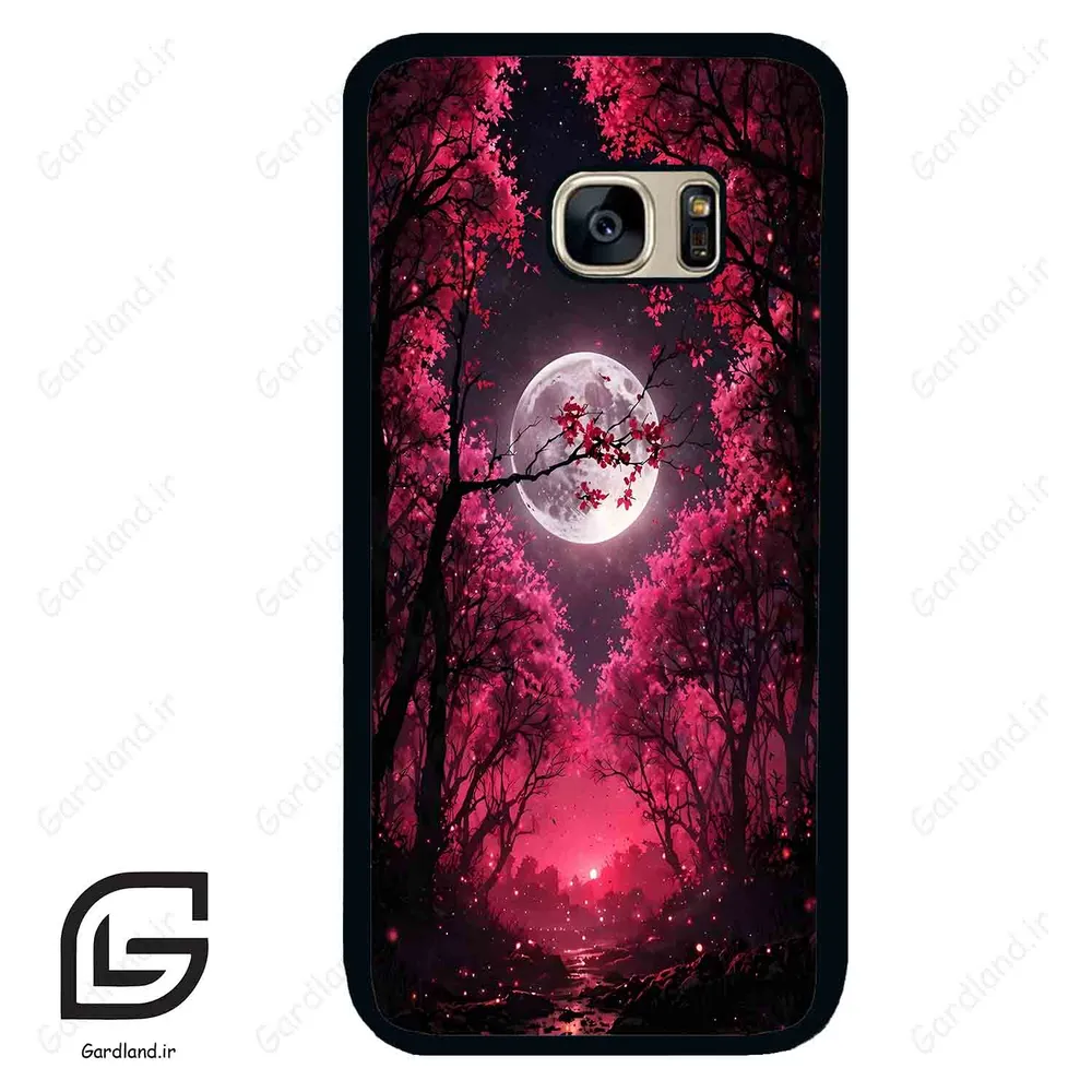 قاب گوشی سامسونگ اس 7 (Galaxy S7 ) طرح ماه کد 2361