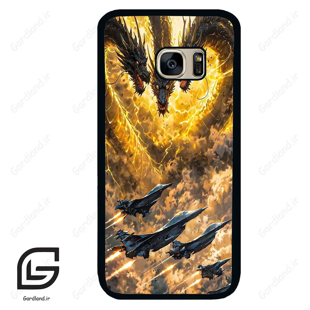 قاب گوشی سامسونگ اس 7 (Galaxy S7 ) طرح گودزیلا کد 2377