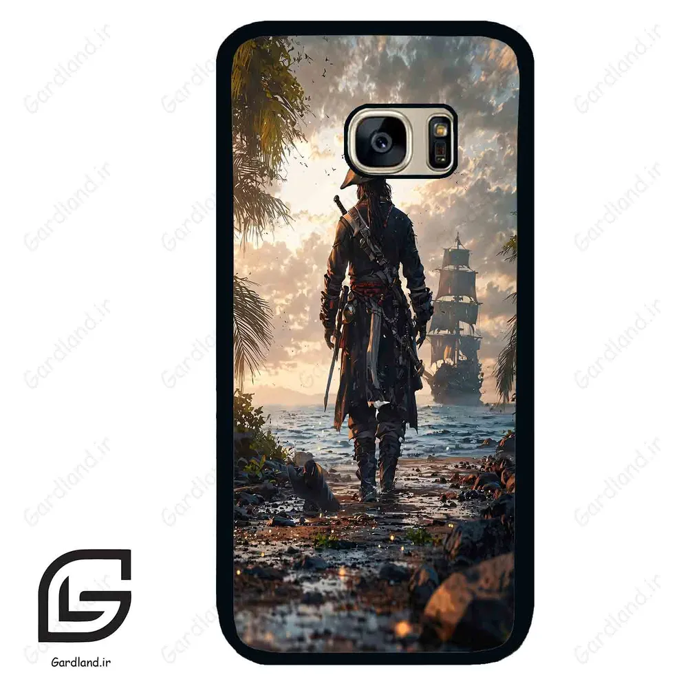 قاب گوشی سامسونگ اس 7 (Galaxy S7 ) طرح سامورایی کد 2384