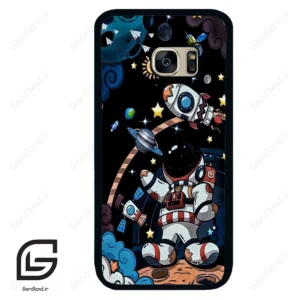 قاب گوشی سامسونگ اس 7 (Galaxy S7 ) طرح فضانورد کد 2392