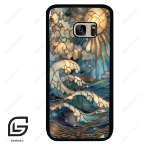 قاب گوشی سامسونگ اس 7 (Galaxy S7 ) طرح شیشه کد 2393
