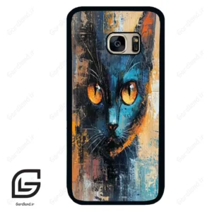قاب گوشی سامسونگ اس 7 (Galaxy S7 ) طرح گربه کد 2397
