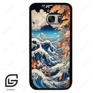 قاب گوشی سامسونگ اس 7 (Galaxy S7 ) طرح موج کد 2418