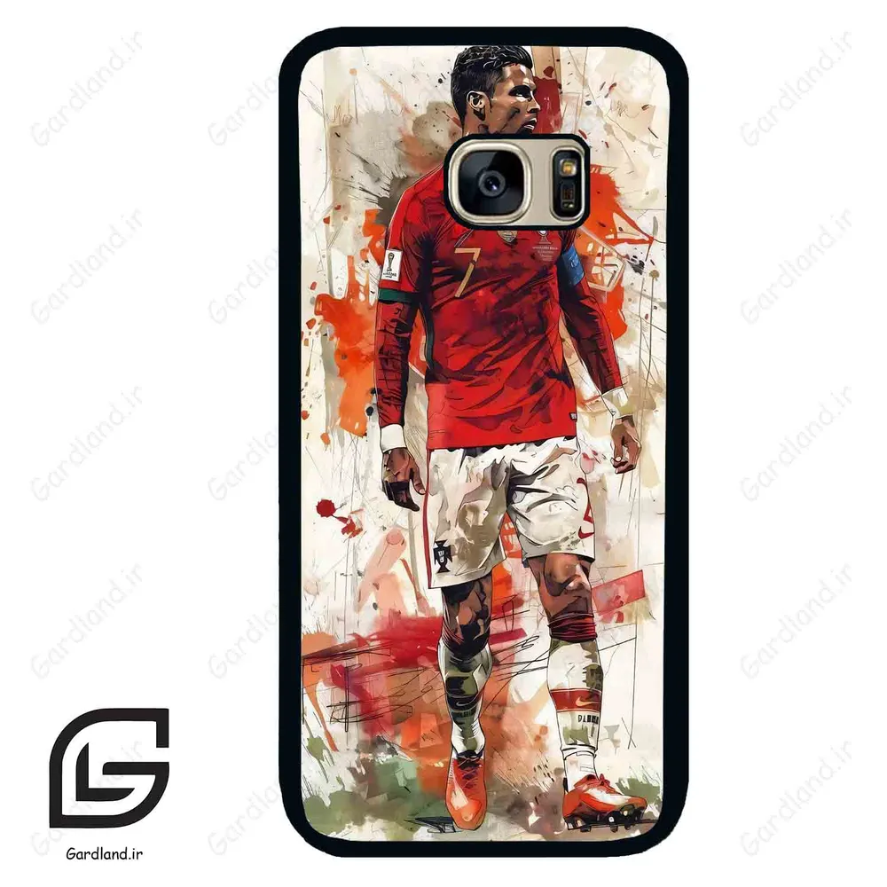 قاب گوشی سامسونگ اس 7 (Galaxy S7 ) طرح رونالدو کد 2419