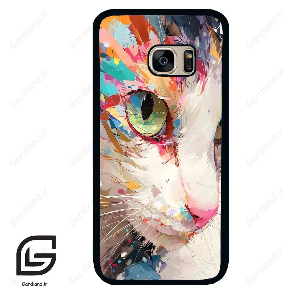 قاب گوشی سامسونگ اس 7 (Galaxy S7 ) طرح گربه کد 2437