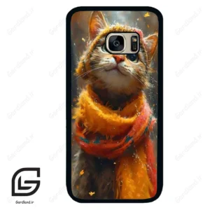 قاب گوشی سامسونگ اس 7 (Galaxy S7 ) طرح گربه کد 2440