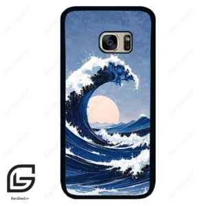 قاب گوشی سامسونگ اس 7 (Galaxy S7 ) طرح موج کد 2443