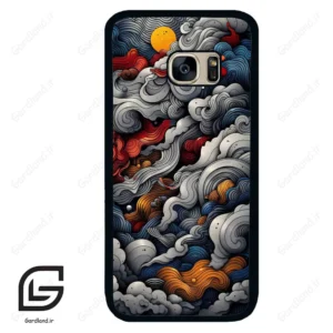 قاب گوشی سامسونگ اس 7 (Galaxy S7 ) طرح ابرنگی کد 2448