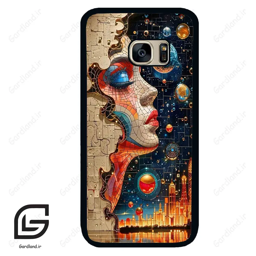 قاب گوشی سامسونگ اس 7 (Galaxy S7 ) طرح چهره کد 2452