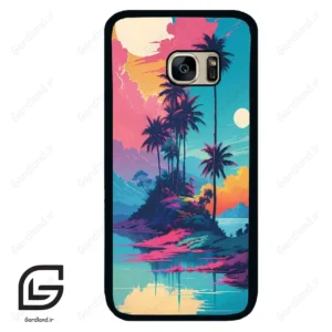 قاب گوشی سامسونگ اس 7 (Galaxy S7 ) طرح جزیره کد 2461