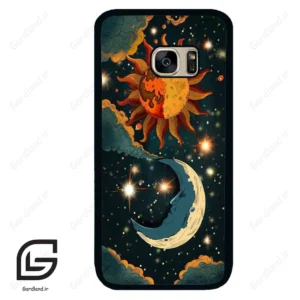 قاب گوشی سامسونگ اس 7 (Galaxy S7 ) طرح ماه کد 2474