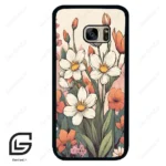 قاب گوشی سامسونگ اس 7 (Galaxy S7 ) طرح گل کد 2475
